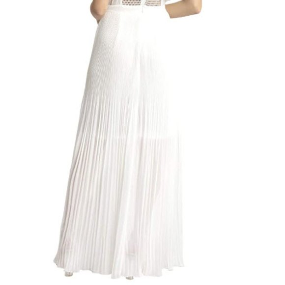 NWT White Bandeau Cut-Out Gown - Picture 5 of 11
